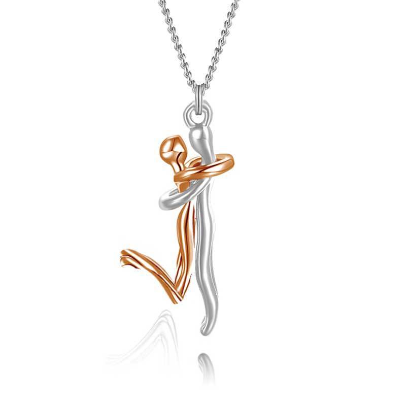 Endless Hug Necklace two tone