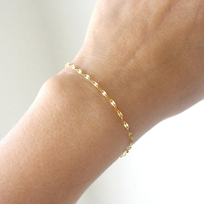 Dainty Chain Bracelet - Delicate Link Bracelet