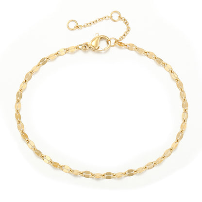 Dainty Chain Bracelet - Delicate Link Bracelet