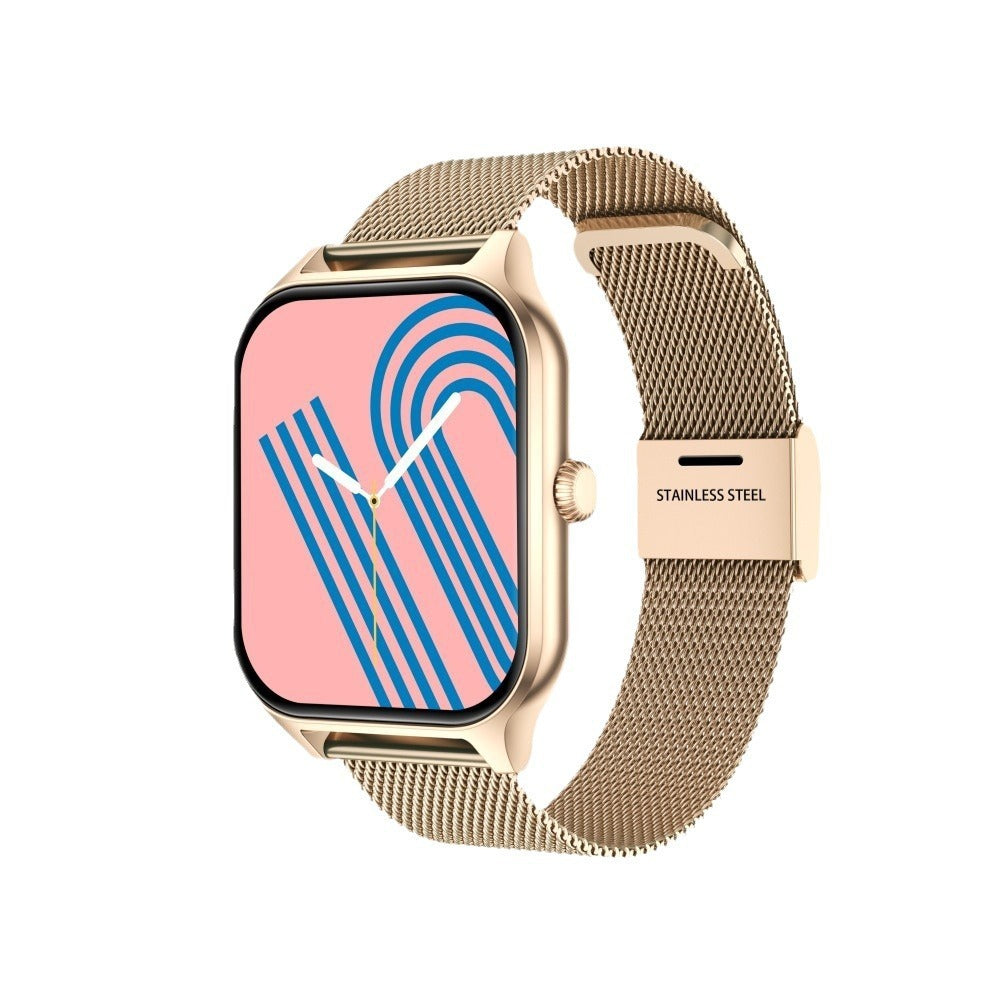 GT40 Smartwatch - Full Screen Fitness Tracker with HR Monitor and Multiple Sport Modes (4 Colors)